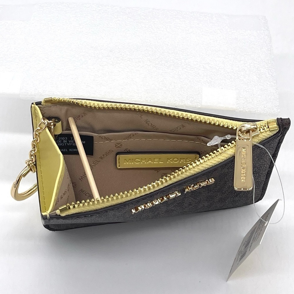 Michael Kors Small Top Zip Coinpouch w/ID - Picture 3 of 5